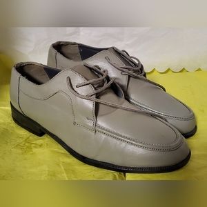 Gray Cemre Leather Men's Shoes